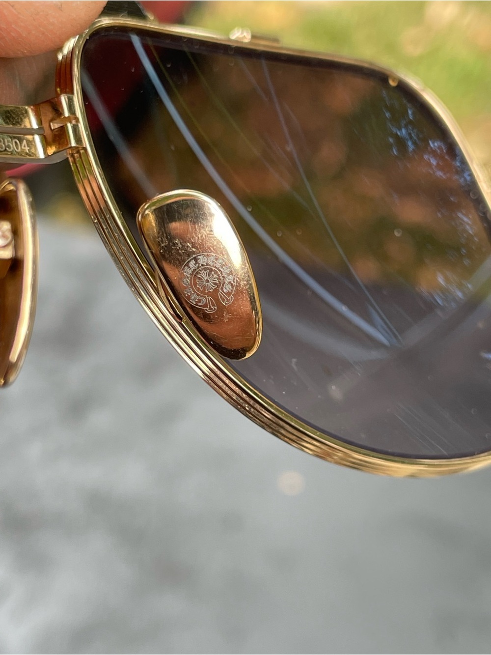 Chrome Hearts INSTAKILO Gold Frame